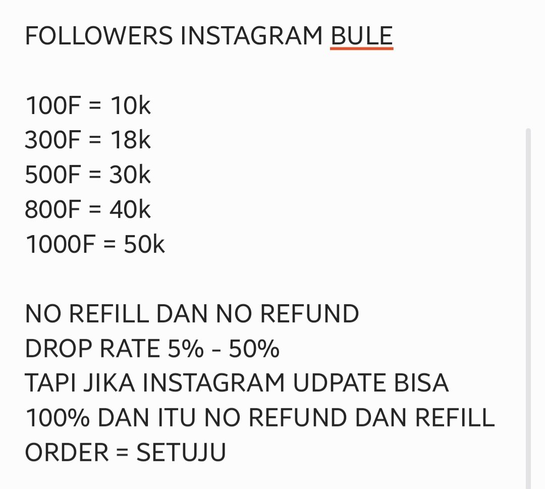 JUAL FOLLS LIKE VIEWS IG tweet media