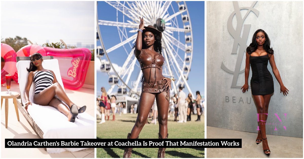 feminegra's tweet photo. Olandria Carthen's Barbie Takeover at Coachella Is Proof That Manifestation Works
https://t.co/N8BoB6TJo2 https://t.co/29XDJJvEwb