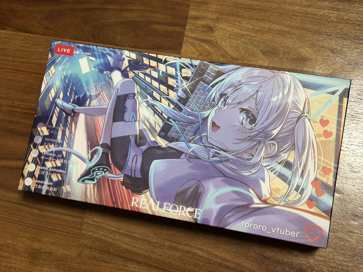 猫麦とろろ仕様GX1 Plus Keyboardが届いた！ 色合いも素敵だし、とろ