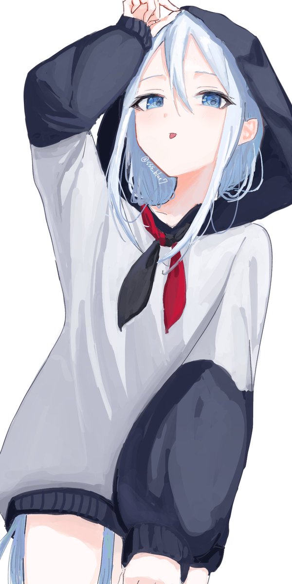べー　#prsk_fa #宵崎奏 
（色塗り練習中…難しいよーーー）