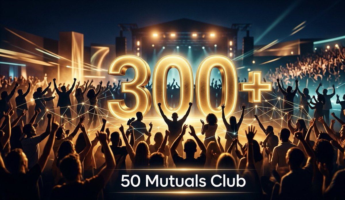 What started as a belief that Small 🎉 Accounts are better together has grown into something we couldn't have imagined.

300+ dreamers. 
300+ builders. 
300+ people who chose community.
300+ people who believe that to go far, we must go together.

This isn't just a milestone,