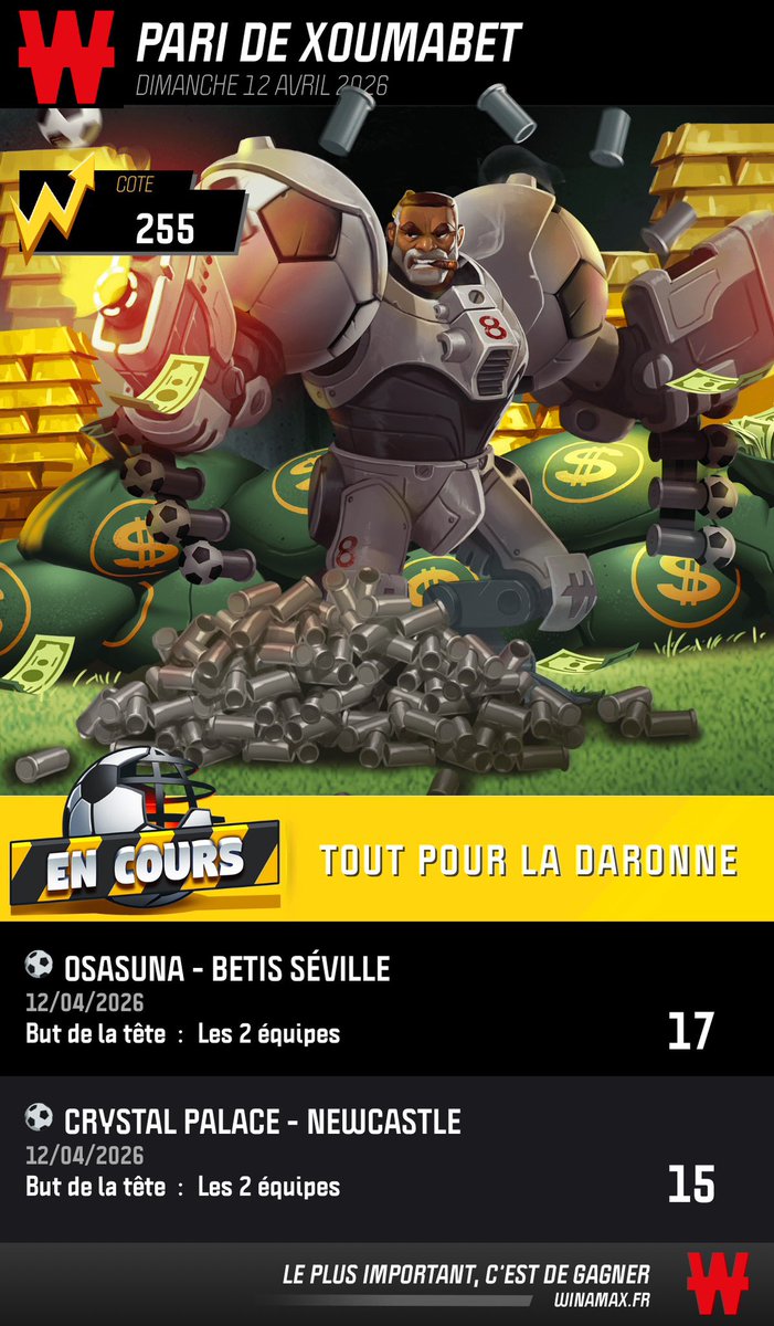 XoumaBet tweet media