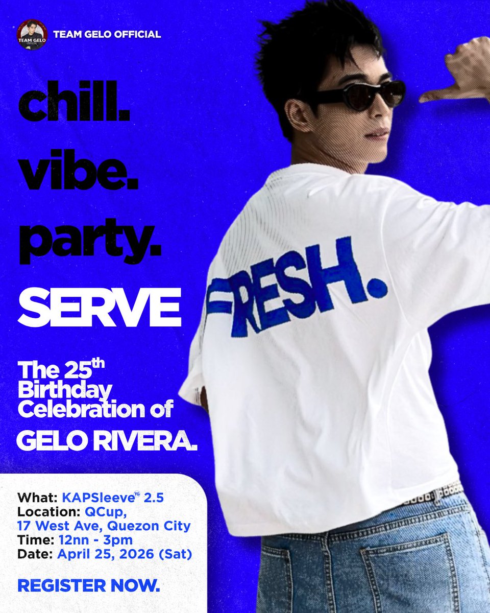 TEAM GELO RIVERA tweet media