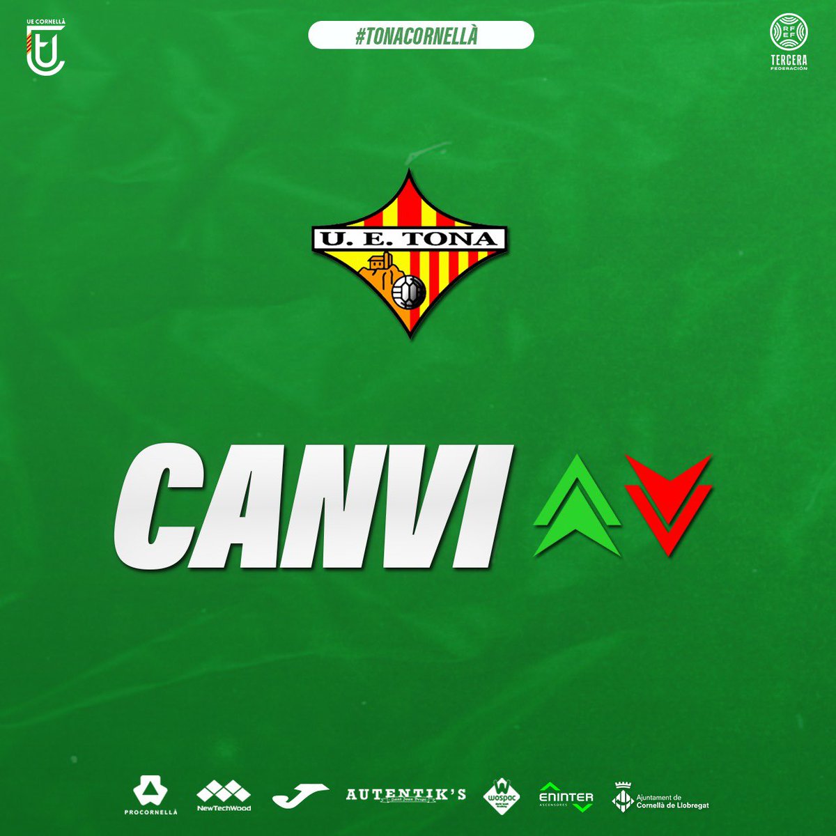 UE Cornellà 💚 tweet media