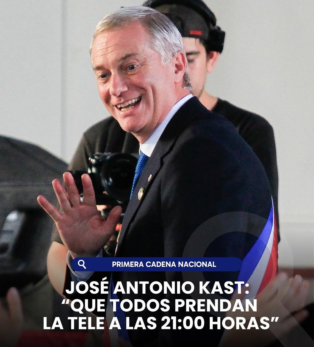 ¡Si el no nos escuchá, tampoco lo escucharemos!
Diversas organizaciones llaman a un gran cacerolazo nacional contra las mentiras de <a href="/PresidenteKast/">José Antonio Kast Rist</a> 
Este miércoles a las 21:00 HRS  "apaga la TV y enciende tu mente" #CacerolazoNacional