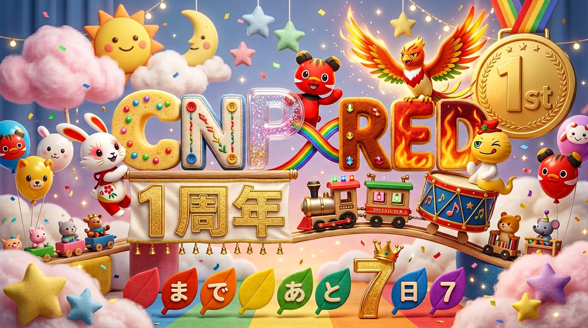 CNP×RED° tweet media