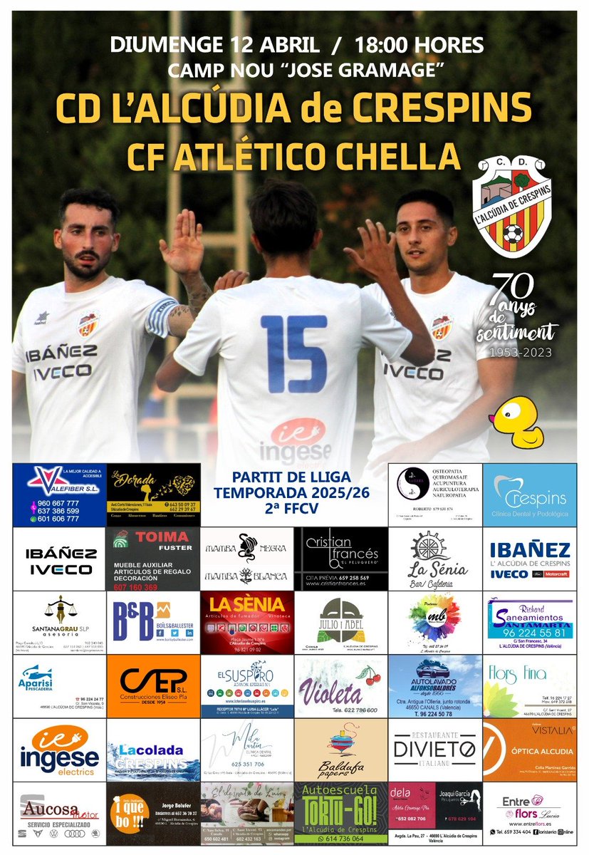 CD L’Alcúdia de Crespins tweet media