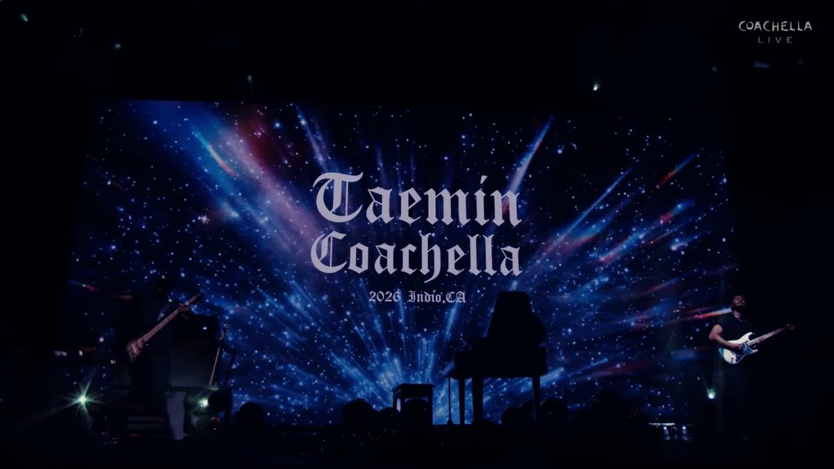 260411 /12 TAEMIN - Coachella Setlist

Sexy In The Air
WANT
🆕Permission 
🆕Parasite
MOVE
Guilty
Heaven
🆕Frankenstein
Advice
IDEA
Instrumental break
🆕Let Me Be The One
🆕Sober
🆕1004
#TAEMCHELLA #태민 #TAEMIN #COACHELLA #COACHELLA2026 #TAEMIN_COACHELLA #テミン