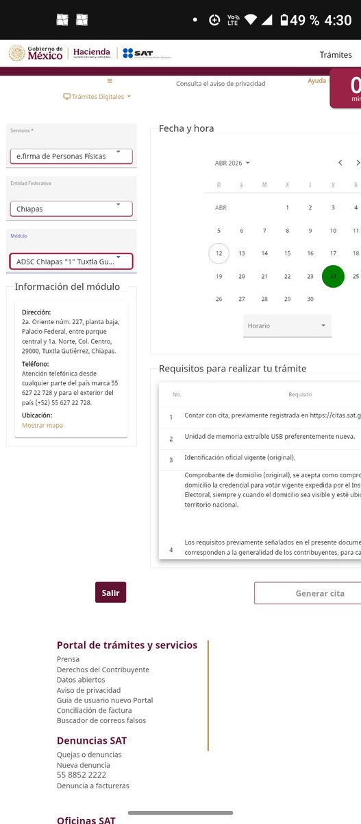 🟢#citassat #urge #sat 🟢Efirma electrónica SAT🟢 PERSONA FÍSICA 🟢 Chiapas 🟢🟢 Tuxtla Gutiérrez 🟢