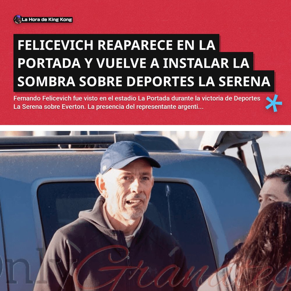 La Hora de King Kong con Juan Cristóbal Guarello tweet media