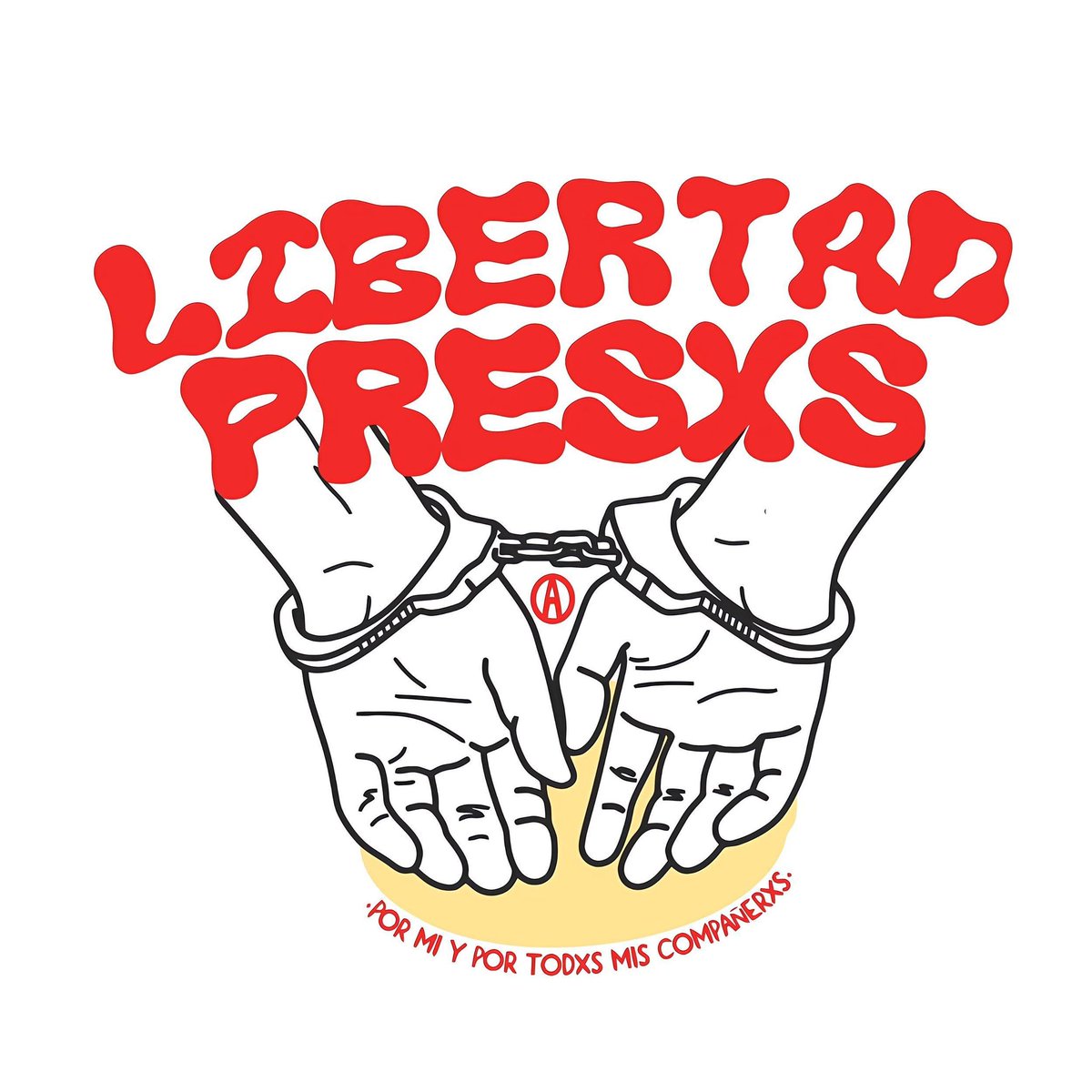 anarchosticky's tweet image. "Libertad presxs por mi y por todxs mis compañerxs" (SPA: español)

"Freedom for all prisoners, for me and for all my comrades" (ENG: English)

Source: instagram:@plagiarmola

Original: …way.ipfs.anarchiststickersarchive.org/ipfs/bafybeidc…

Permalink: anarchiststickersarchive.org/stickers/7625 

#anarchism #stickers #archive