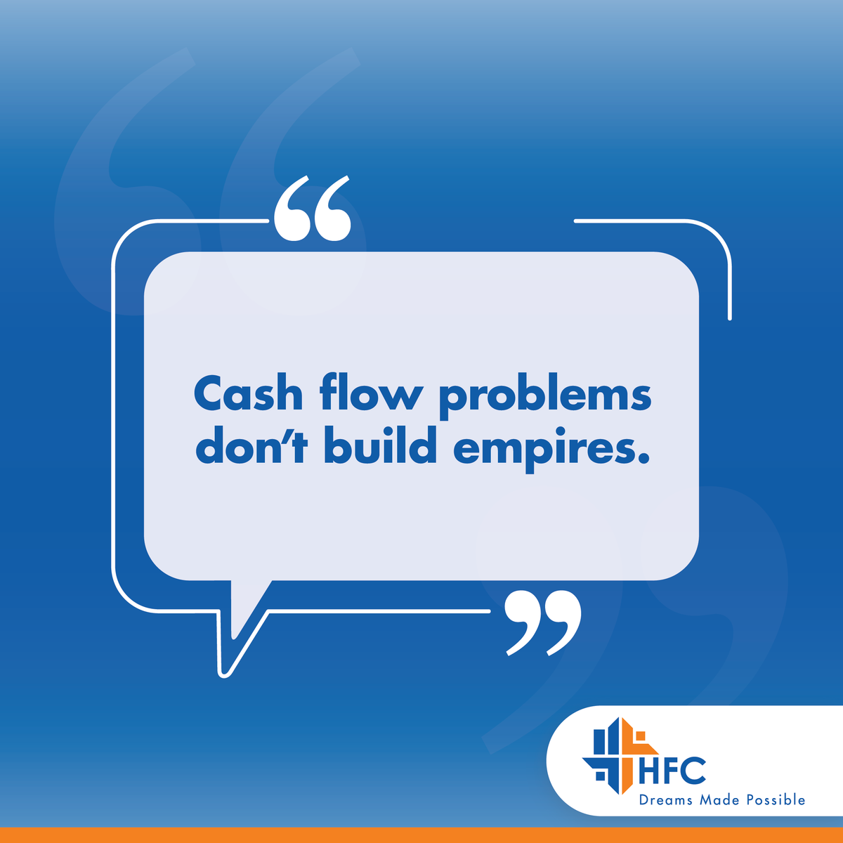 hfc_kenya's tweet image. Cash flow problems don’t build empires, smart financial decisions do. Let’s help you unlock the funding and solutions your business needs to grow. Talk to us today and take control of your cash flow. #BusinessGrowth #CashFlow #EnrichingLives