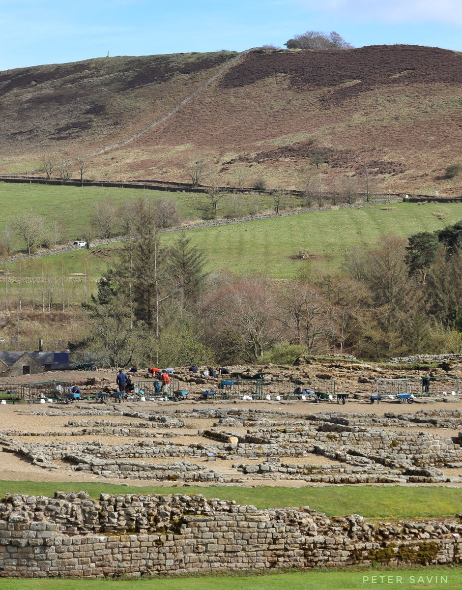 It was great to get back to #Vindolanda this week and the dig is progressing well. Plenty of archaeology this year along with Magna and Carlisle exploring its Roman past. #archaeology #HadriansWall