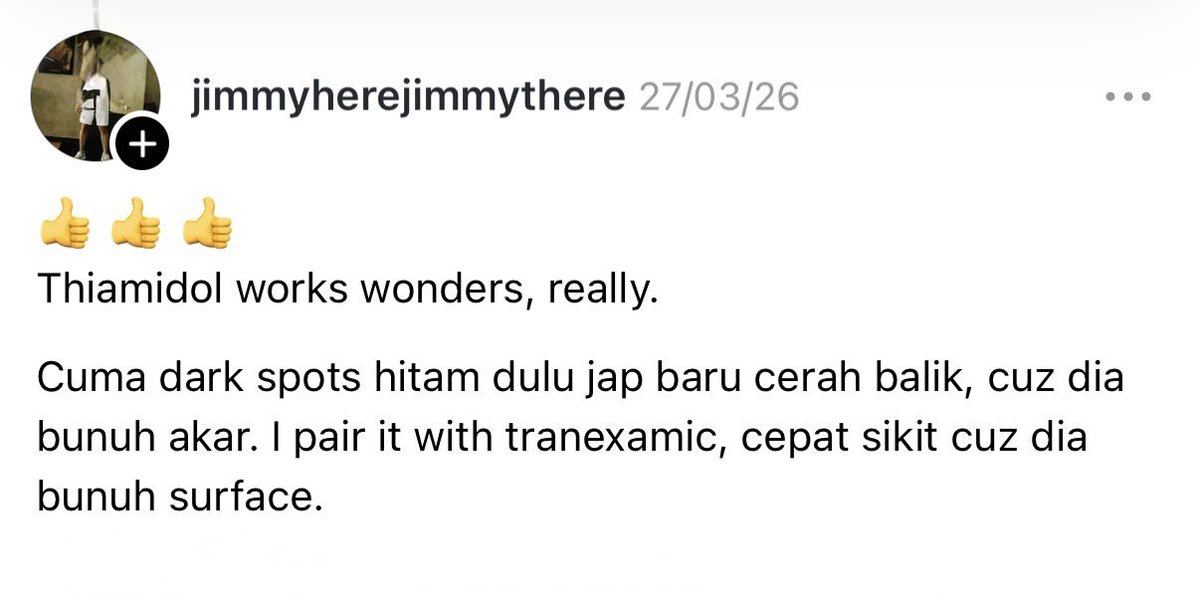araaqifa's tweet photo. Kalau muka banyak parut hitam, jeragat or bekas jerawat… try serum ni. Ramai doktor yang suggest. Memang cepat hilangkan dark spot sebab dia rawat punca sampai ke dalam kulit. https://t.co/YibkJ2YQPk