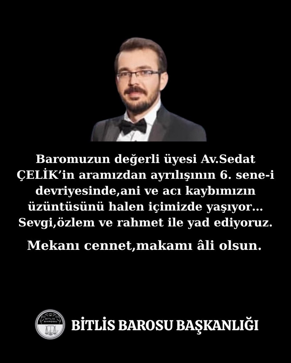 BİTLİS BAROSU tweet media