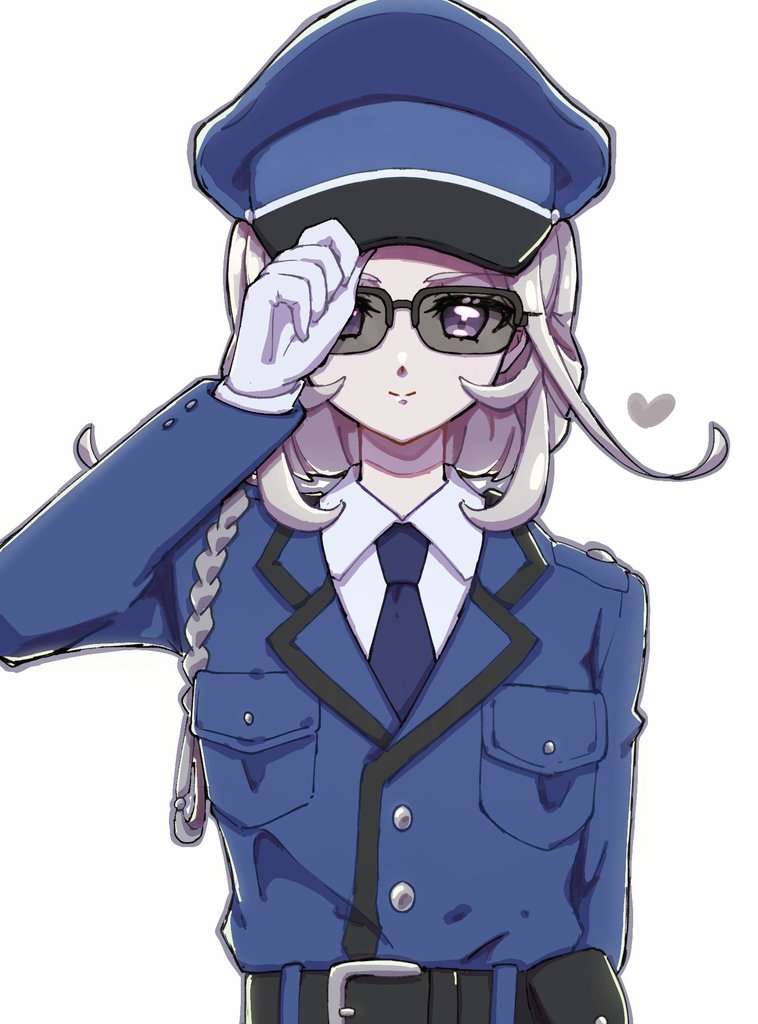 警備員変装るるかちゃん🖤
 #precure