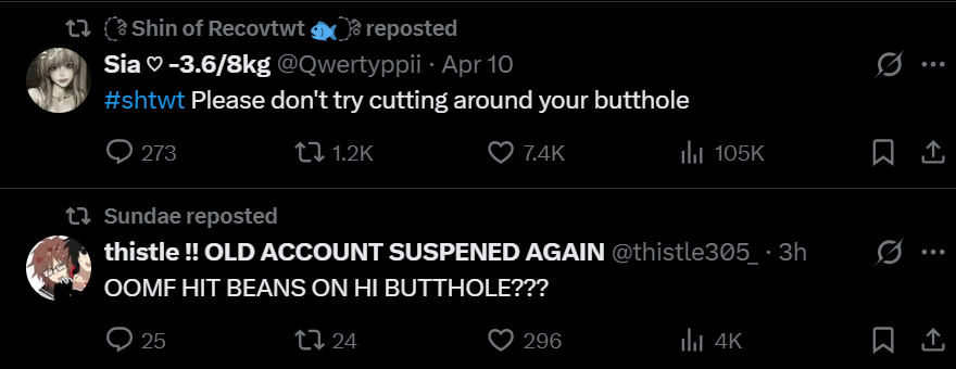 xngel ⋆ ˚. shedtwt+drugtwt tweet media