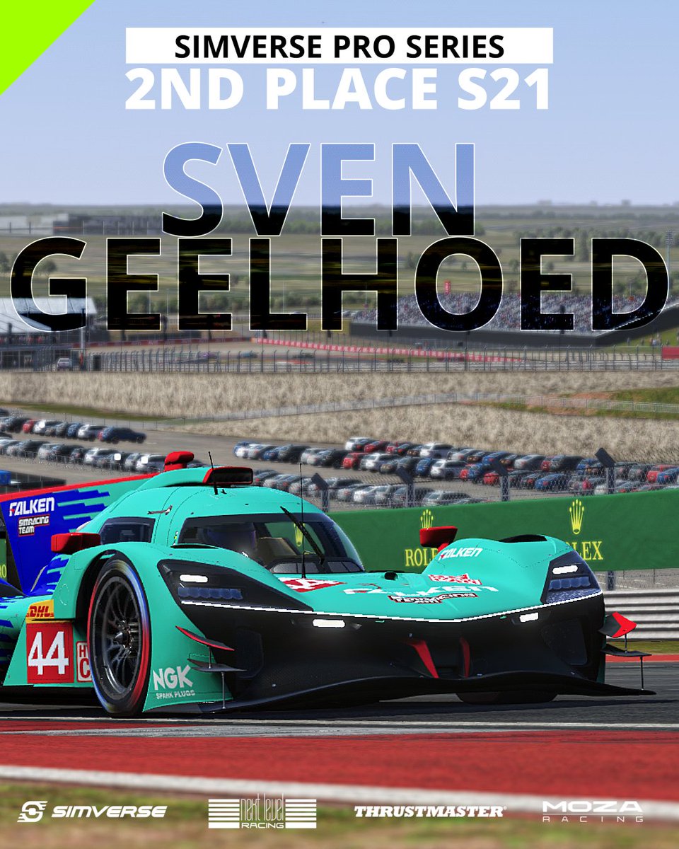LFMotorsport's tweet image. A complete success across the board. Falken Simracing secures the entire podium in the @SimVerseShop Pro Series S21, with Adra Ercan as Champion, followed by Sven Geehlhoed and Alex Siebel in P2 and P3.

@falken_tyres  @DoerrEsports  
#lowfuelmotorsport #championship #lmu