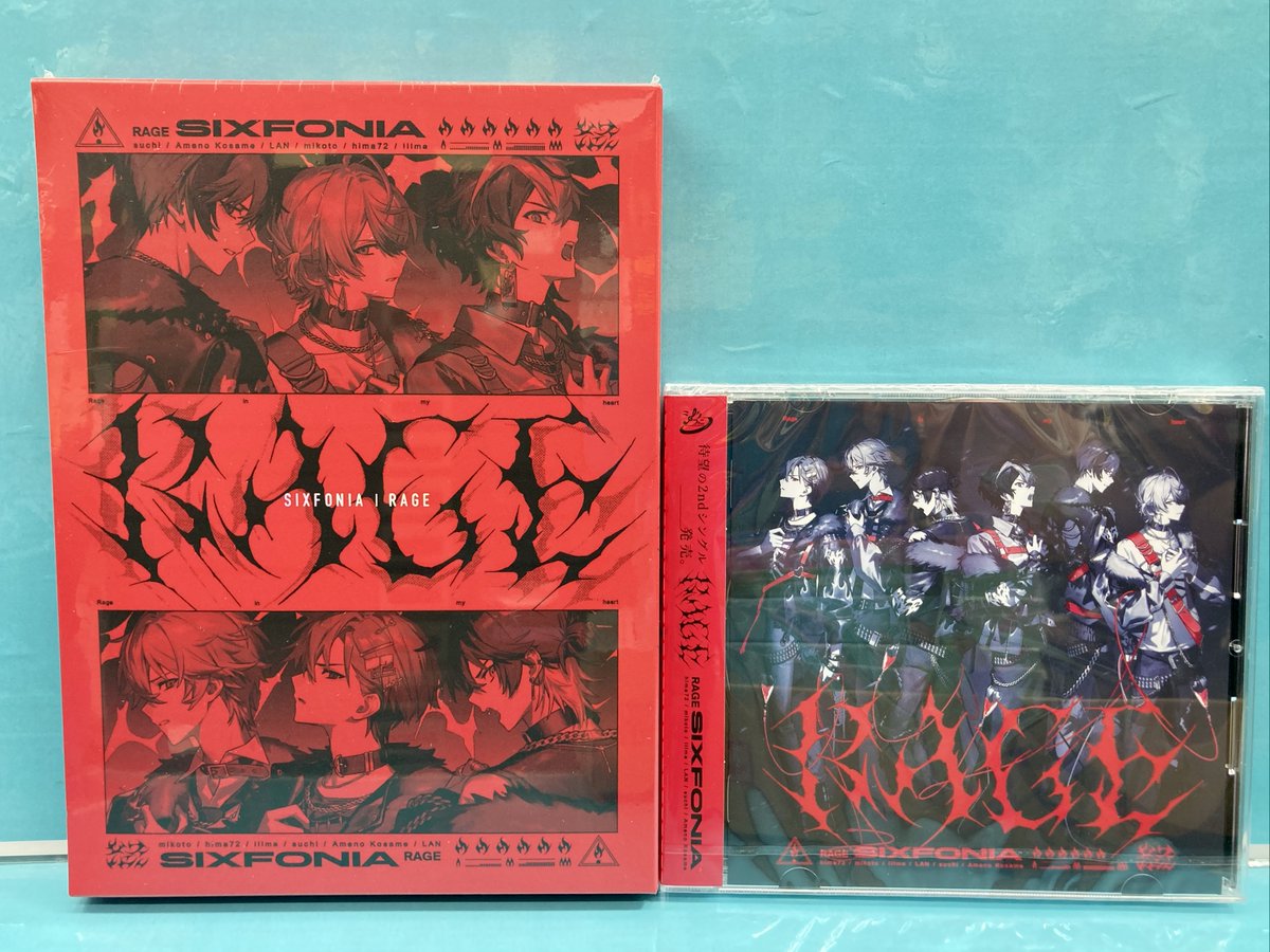 CDオススメ情報】 「シクフォニ2ndシングル「RAGE」」 初回生産特装盤