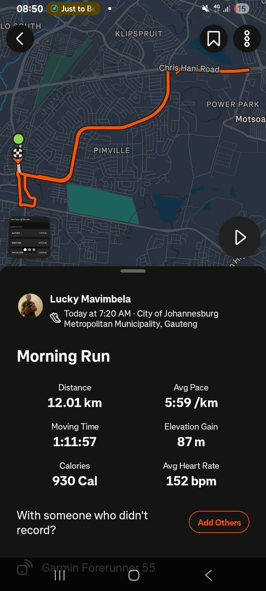LuckyMavimbela1's tweet image. We keep on moving 💪 🙏 🙌 ✨️ 💯
#FetchYourBody2026 
#RunningWithTumiSole 
#TrapnLos 
#IPaintedMyRun 
#300km