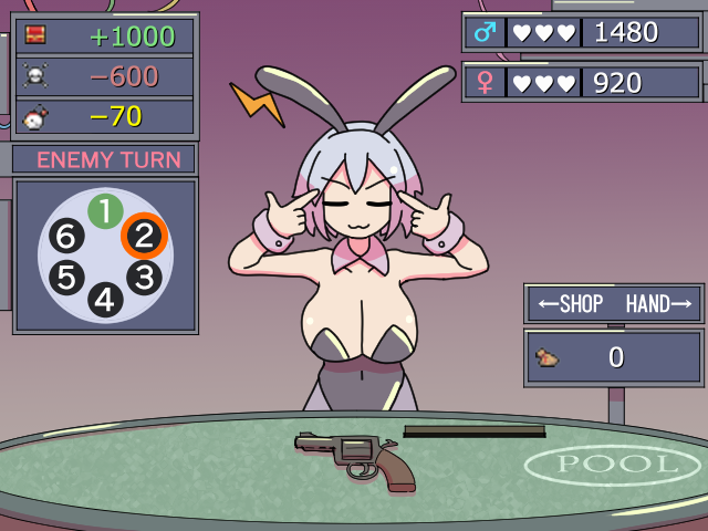 Hシーン残り2個
勝負中の立ち絵も少しずつ増やしています 