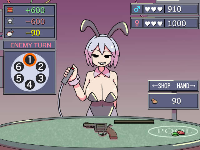 Hシーン残り2個
勝負中の立ち絵も少しずつ増やしています 