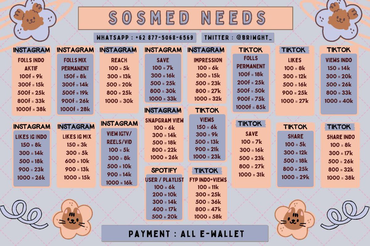 JUAL FOLLS LIKE VIEWS IG tweet media