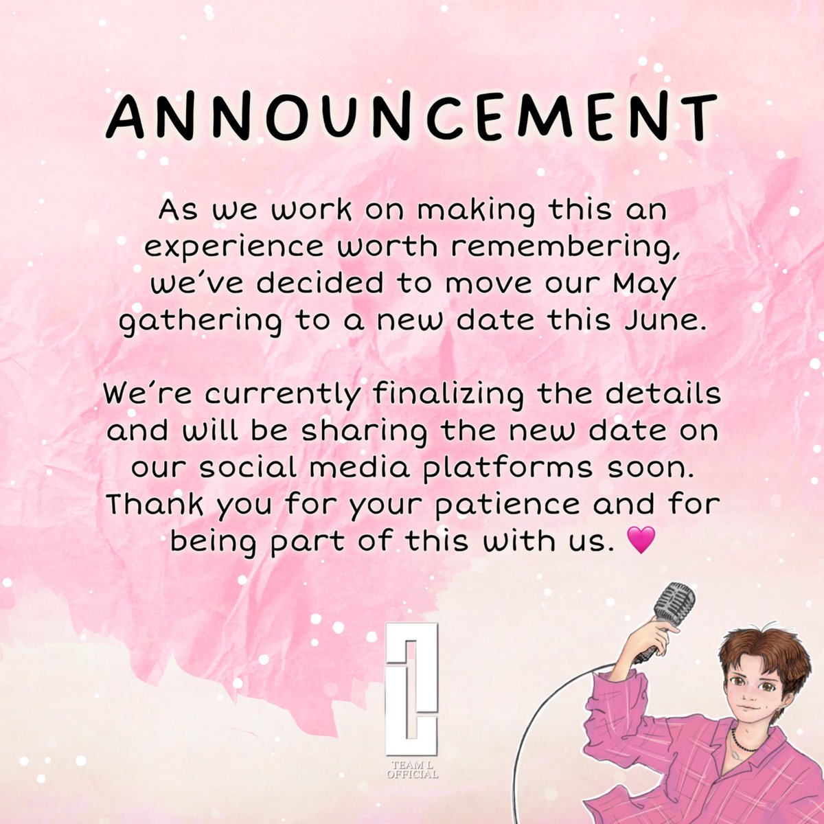 TEAM L OFFICIAL tweet media