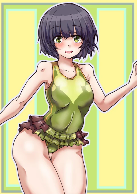 今日の日課は水着巨乳化⇔貧乳化セイカさんです