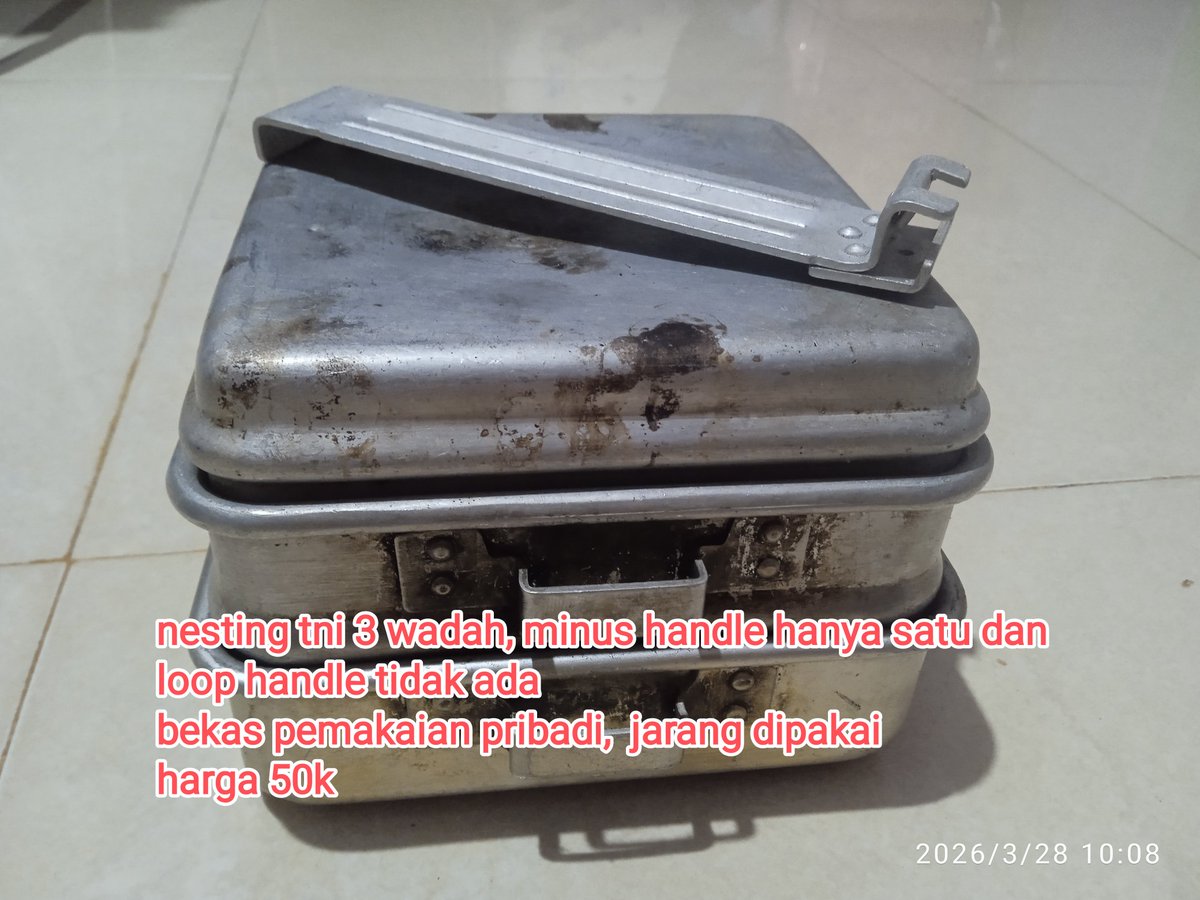 wargercamp's tweet photo. Yang perlu...bisa kontakan ya ..
#alatcampingsecond
#alatcampingbekas
#alatcampingmurah
#nestingtni https://t.co/2N51TRS56K
