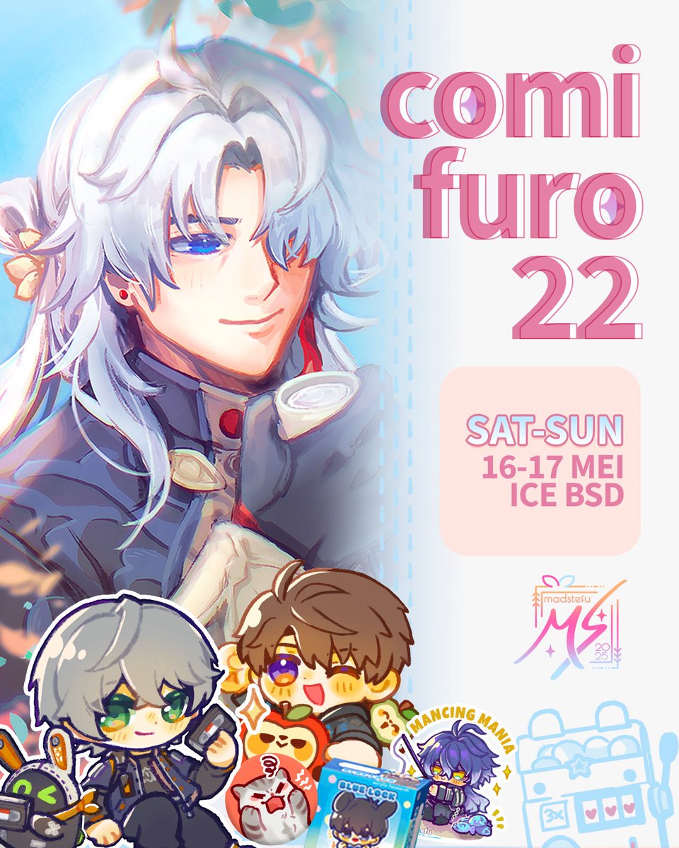 madstefu's tweet image. Hi, ❤️&amp;amp; 🔃 are super appreciated! 🥺🥺
Open pick up &amp;amp; mail order for CF22

🔸Pick Up &amp;amp; Mail order CF22 open until 26 April 2026
🔸Pick Up at booth madstefu (booth number TBA)

#comifuro22catalogue #comifuro22 #haikyuu #BlueLock #Zenlesszonezero #LoveAndDeepspace #GenshinImpact