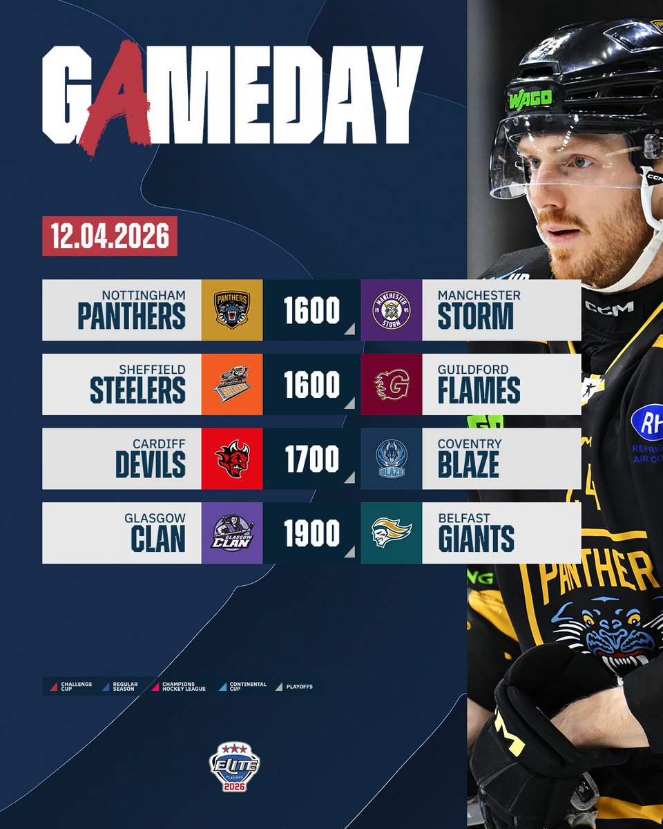 officialEIHL's tweet photo. Gameday! | #EIHL

Who is going to Playoff Finals Weekend?

1-2.
1-1.
2-1.
0-1. https://t.co/gK4PqwdMAa