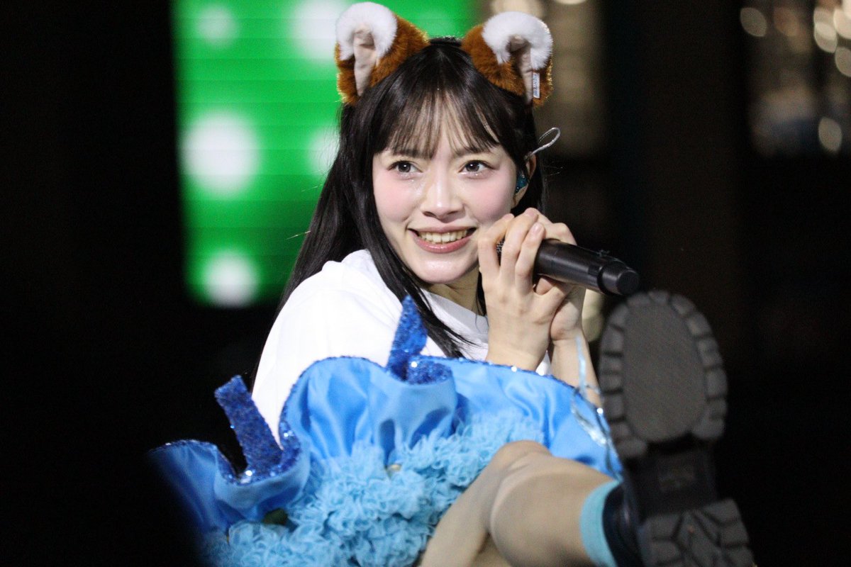 ao_Rove's tweet photo. エスコンのAppare!で見つけたりさちゃん🩵
人見知りするから初見の子の特典会行くの躊躇してたら友だちがりさちゃんのチェキ撮ってきてくれた https://t.co/IIjGpErg5X