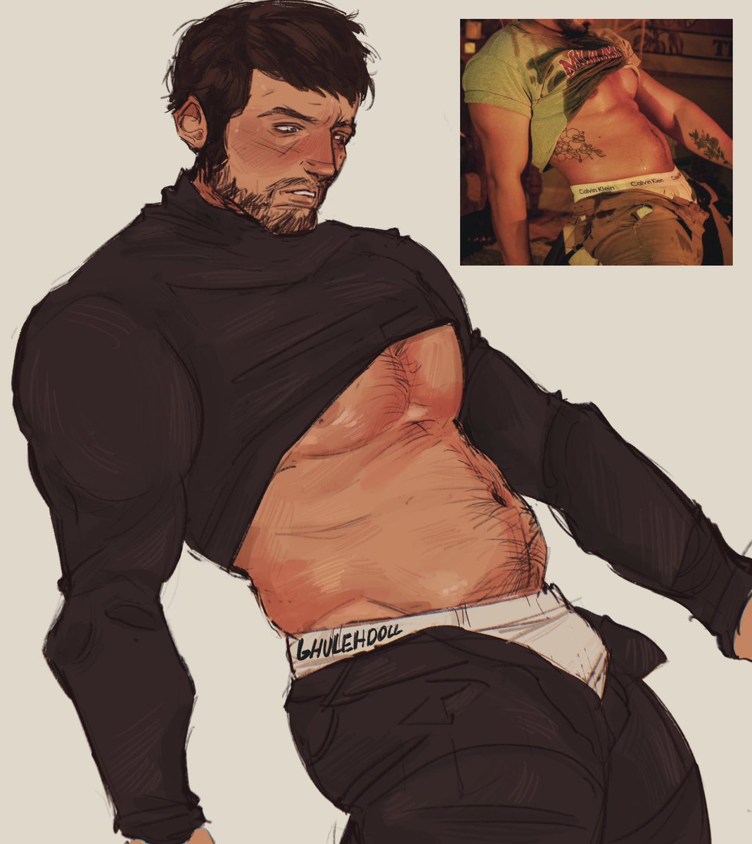 ronnie‎ 𖤐 playing re village tweet media