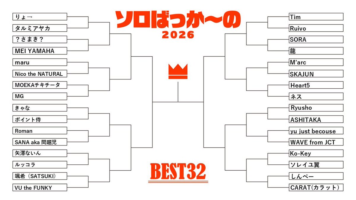 本日‼️ #ソロばっか〜の A-POP 1on1 DANCE BATTLE 本戦ベスト32