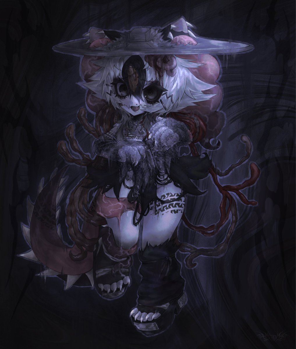 Stinkyypossum's tweet image. I need all Witch/Wizard #Vtubers !! 
Show me your hat, I wanna see how original everybody is :3 ✨

Mine is a trashcan lid cuz I’m the trash witch! 🗑️🦠