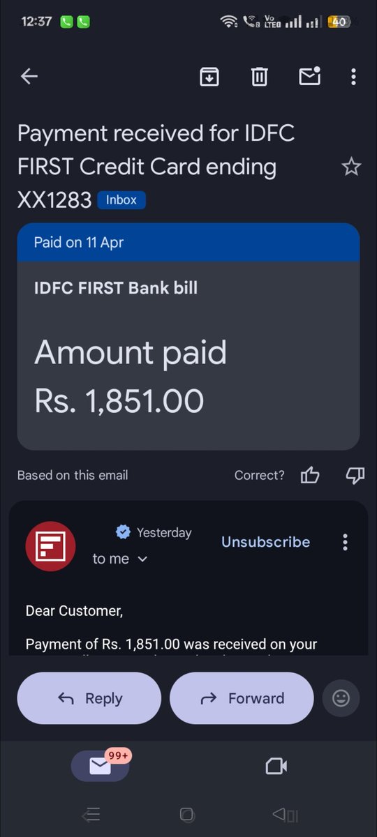 ShivK1405's tweet photo. I request an immediate investigation into these unauthorized payments.

Thank you for your prompt attention to this matter.

@IDFCFIRSTBank https://t.co/Ti1h2oE0gk