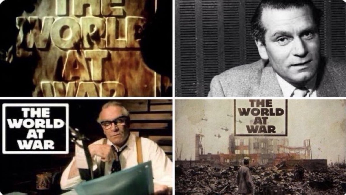 SaveRedlandLibr's tweet image. 8am to 12 noon TODAY on #Yesterday

4 episodes (of 26) of the landmark #Documentary series📺 “The World at War” 

Narrated by Laurence Olivier

8am    Ep 4, Alone
9am    Ep 5, Barbarossa 
10am  Ep 6, Banzai!: Japan
11am   Ep 7, On Our Way: U.S.A.

#History #WW2