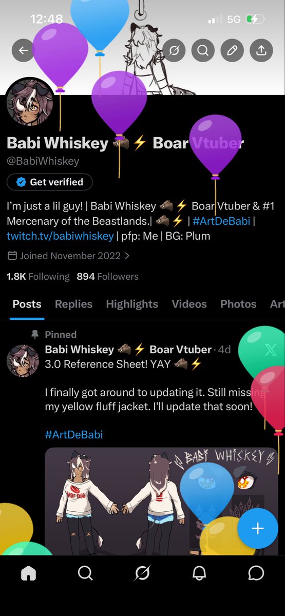 Babi Whiskey 🐗⚡ Boar Vtuber tweet media