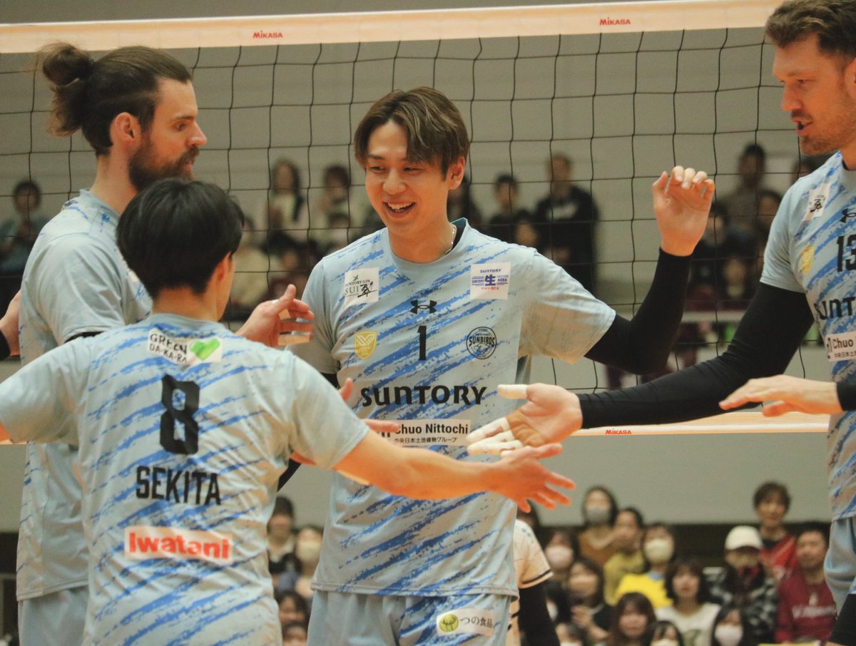 大同生命SVリーグ】 サントリー3-0VC長野 2位大阪ブルテオンも