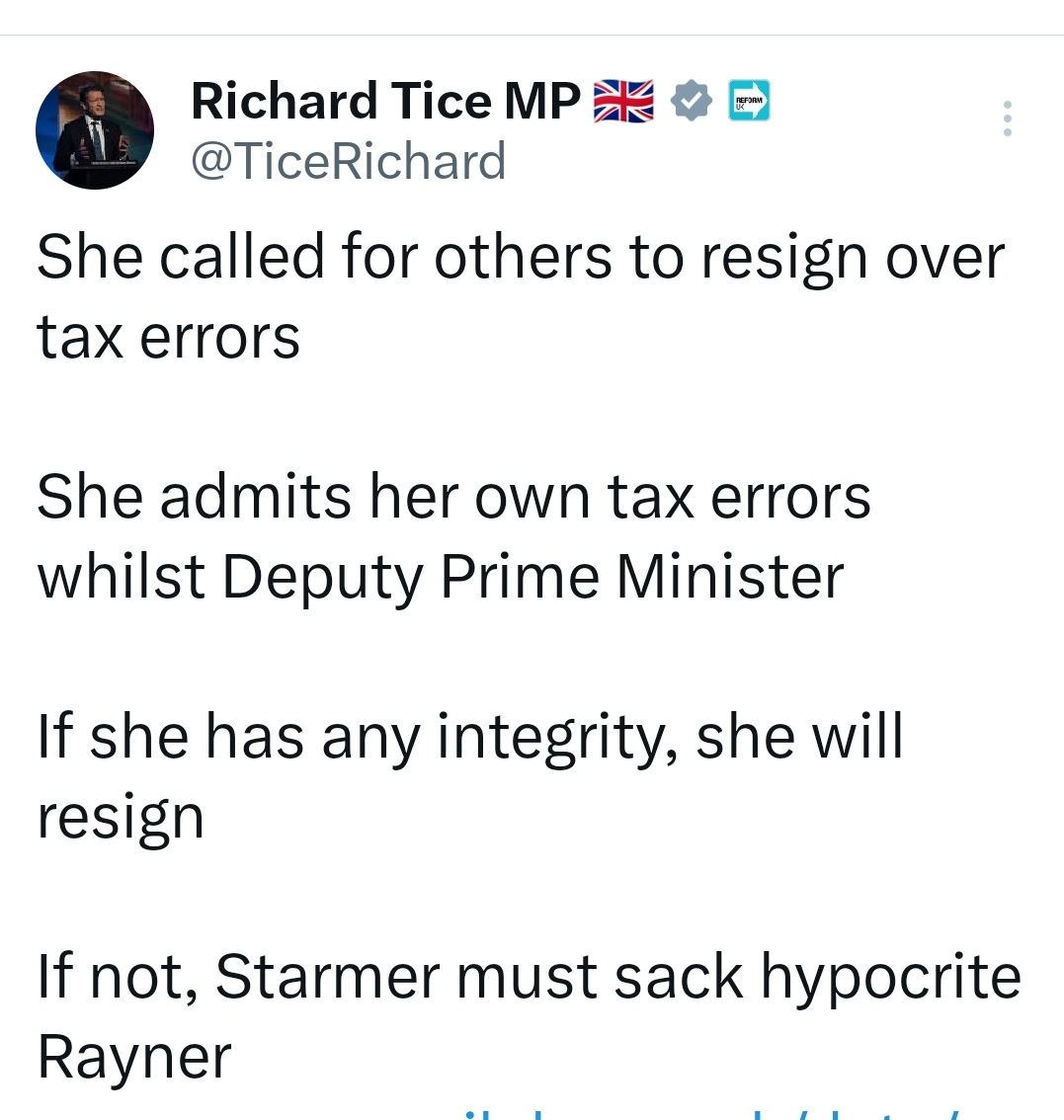 Parody Nigel Farage tweet media