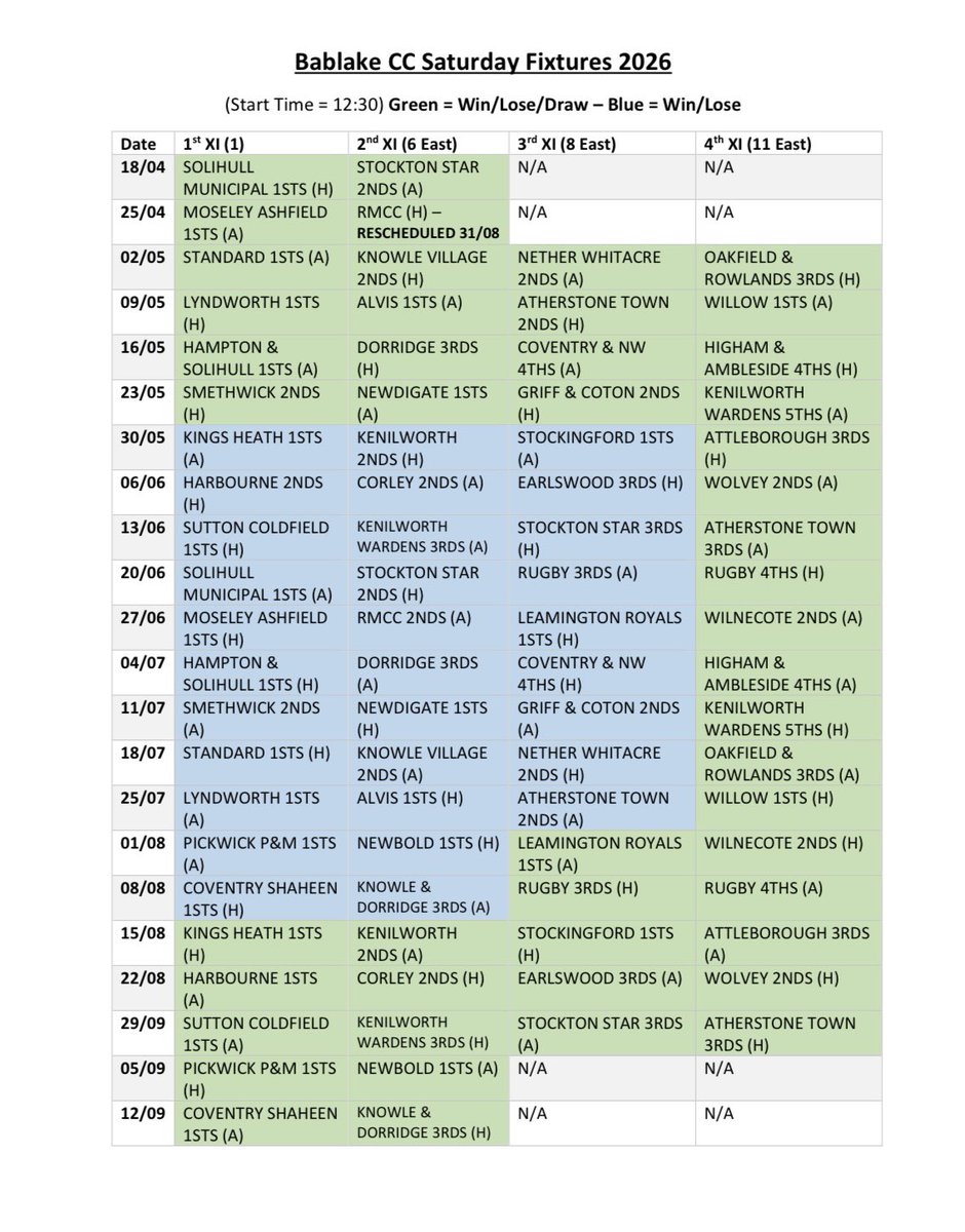 Bablake CC tweet media