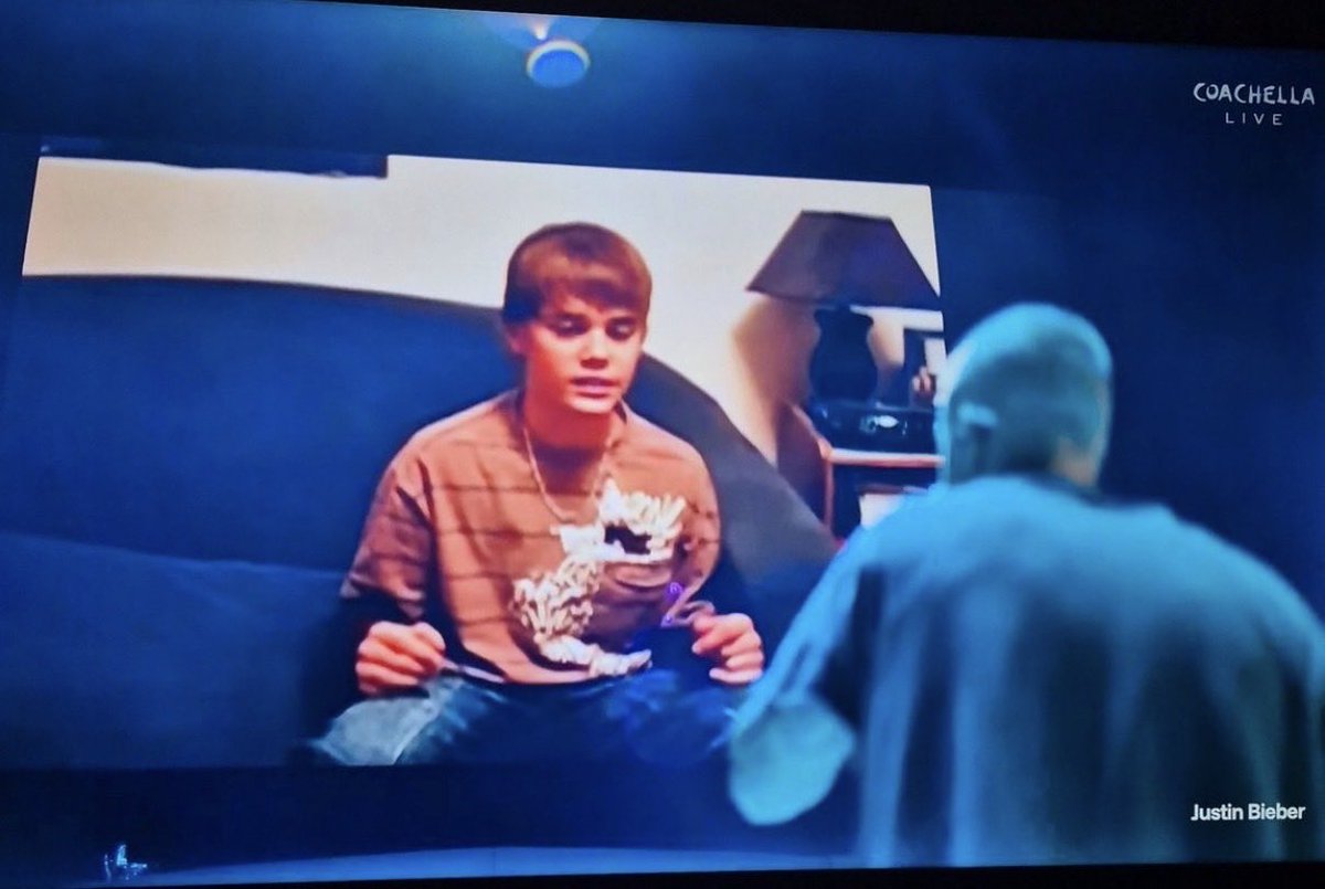 He really meant when he said let’s go way back #BIEBERCHELLA