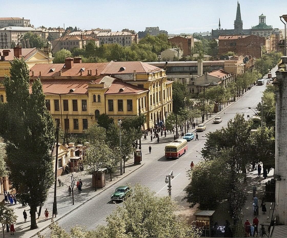 Велика Васильківська.Початок 1960-х років.