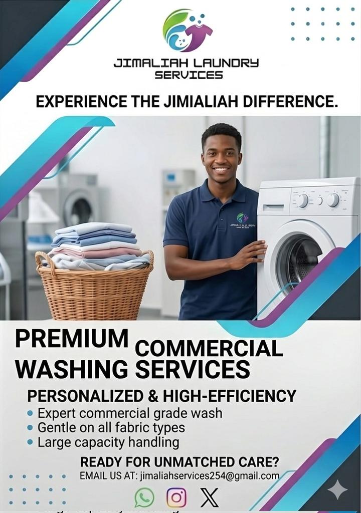 jimaliacleaners's tweet image. Experience the Jimaliah difference ✨🧺
Premium care, expert cleaning, and efficiency you can trust — because your clothes deserve nothing but the best. 💙
#JimaliahLaundry #CleanWithConfidence #PremiumCare