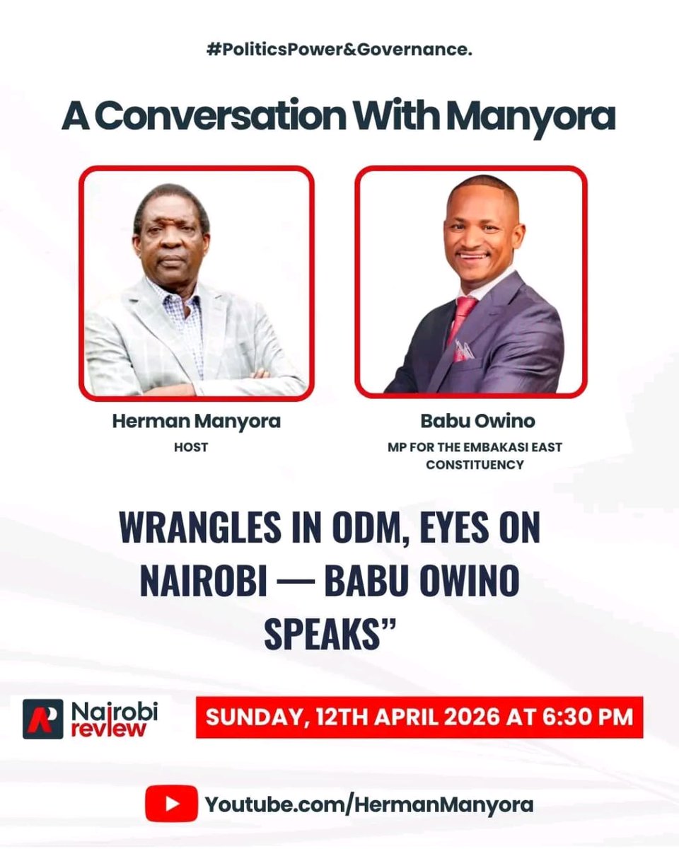 Today
Hon Babu Owino on it again