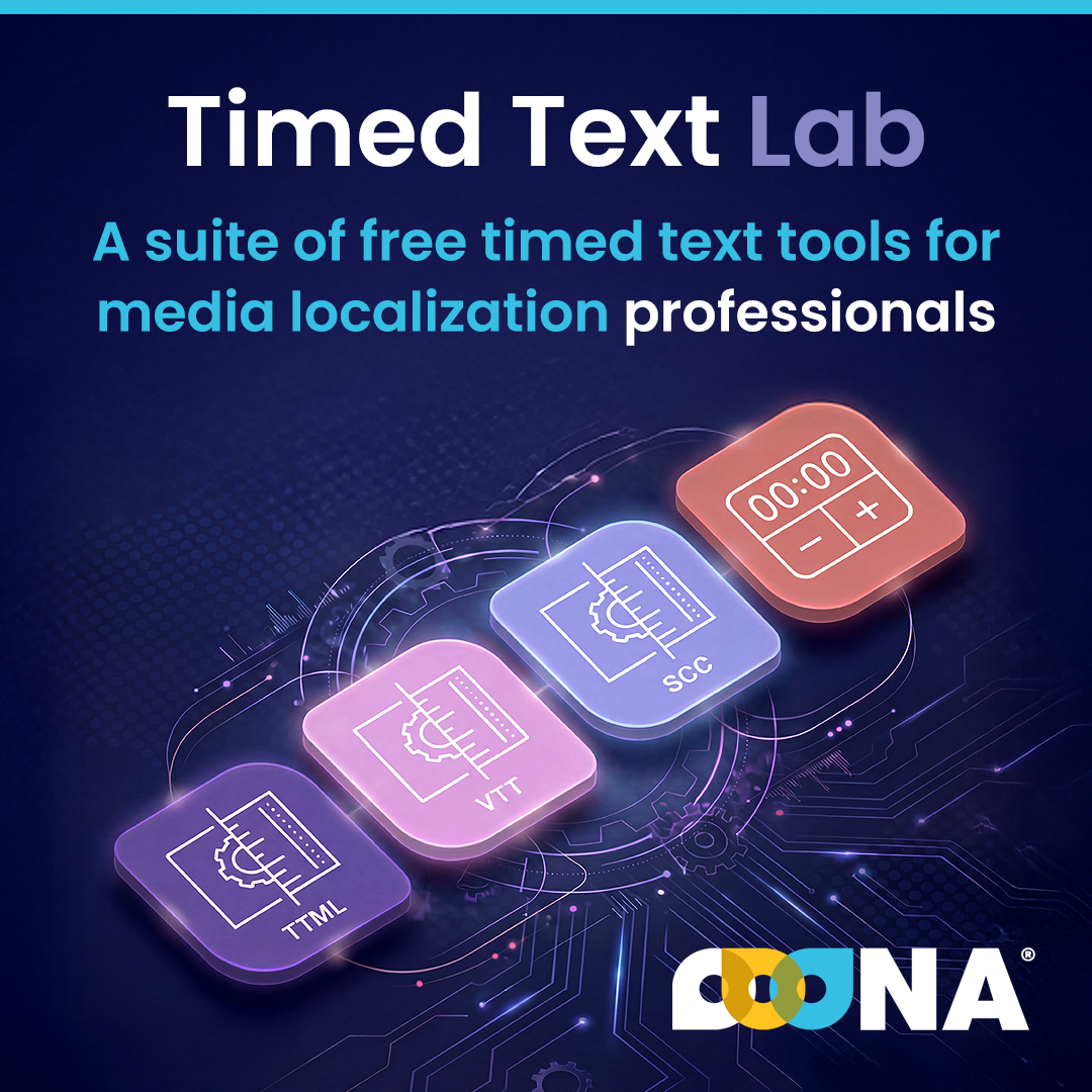 Ooona13's tweet photo. Introducing the #TimedTextLab: free, browser-based tools for media localization pros.

→ TTML Renderer
→ VTT Renderer
→ SCC Renderer
→ Timecode Calculator

No account. No cost. No friction.

👉https://t.co/AWCZJ51rW9

#MediaLocalization #Subtitling #Captioning #Accessibility https://t.co/285HSgbIQU