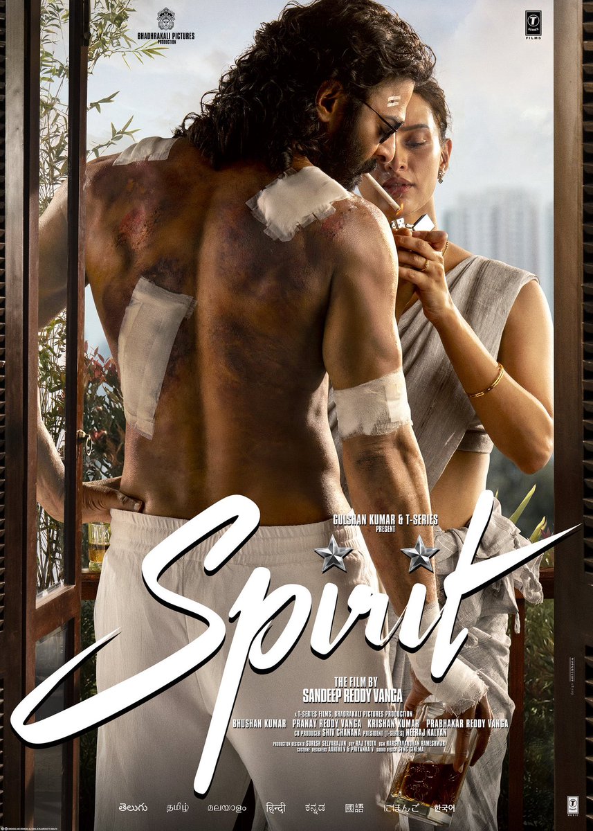 Exclusive : 
Prabhas #SPIRIT Andhra Pradesh and Telangana theatrical rights bagged by Mythri movie makers and People media factory.
#Spirit #Prabhas‌ #SandeepReddyVanga #Tseries #GulshanKumar #Vivekoberoi #PrakashRaj #HarshavardhanRameshwar