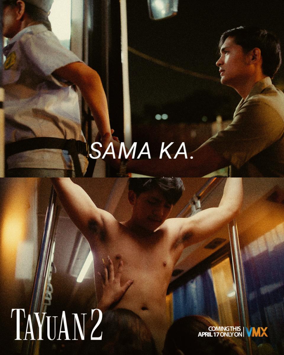 VMXPH's tweet image. Last trip na raw pero mukhang walang uuwi 😳

Catch the sequel of one of the most watched VMX movies! TAYUAN 2 starring #AshleyLopez #DaraLima #MarcoMora #ChesterGrecia. 

Directed by Topel Lee

This April 17 exclusively on VMX!

Sakay ka? 😉 share.vivamax.net/Tayuan2X

#VMXTayuan2