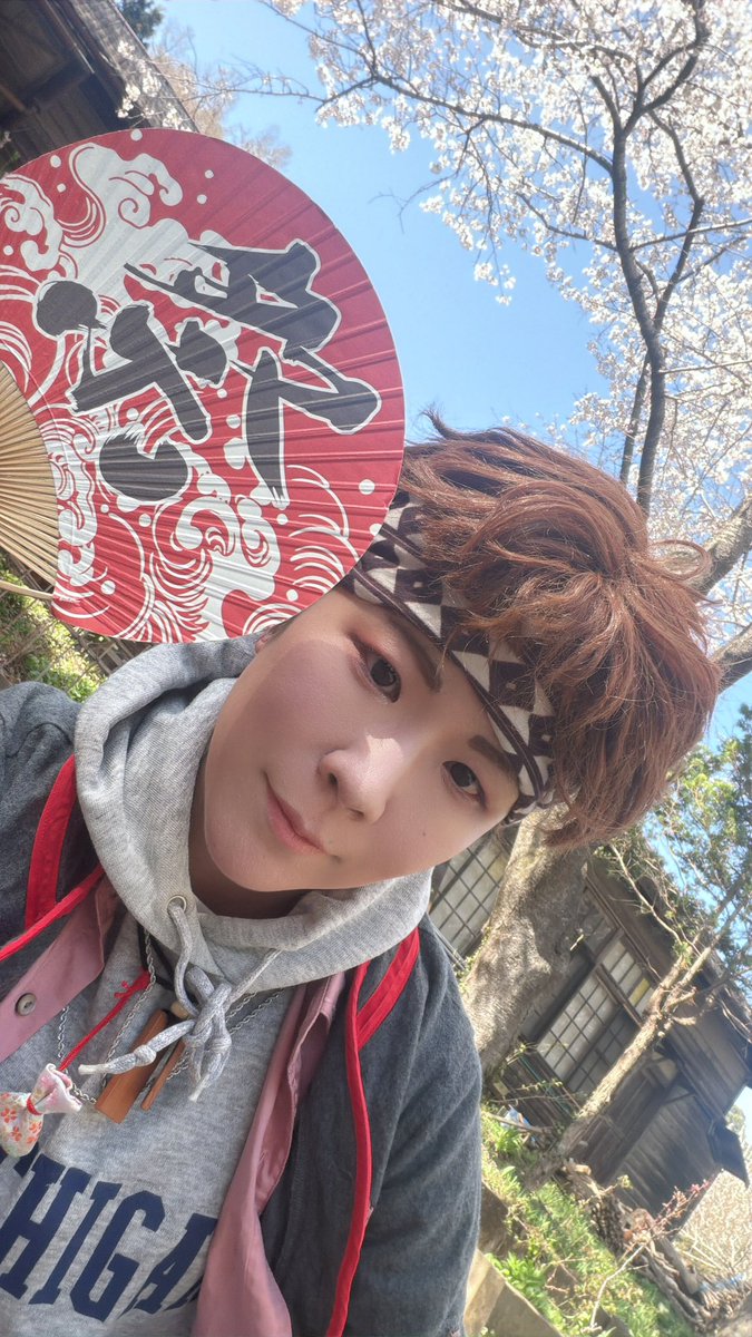 今日は仙台のお身内の家で桜撮影してもらいました！楽しかった！！